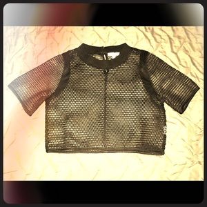 90s Mesh Crop Top